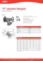 “Y” strainer flanged-1