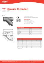 “Y” strainer threaded-1