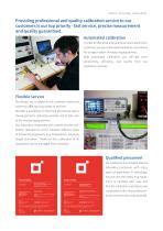 CALIBRATION OF ELECTRICAL MEASUREMENT EQUIPMENT CALIBRATION LABORATORY-5