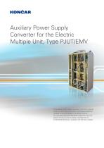 KONCAR-Auxiliary Power Supply Converter for the Electric Multiple Unit, Type PJUT_EMV - 1