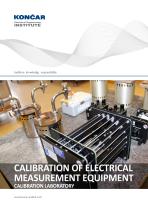 KONCAR-Institute-Calibration of electrical measurement equipment-Calibration laboratory - 1