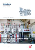 KONCAR-Institute: High power laboratory - 1