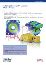 KONCAR-Institute-Rotating Machines Department Main activities - 1