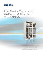 KONCAR-Main Traction Converter for the Electric Multiple Unit, Type PGP_EMV - 1