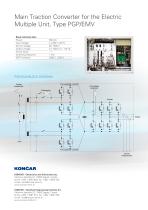 KONCAR-Main Traction Converter for the Electric Multiple Unit, Type PGP_EMV - 2