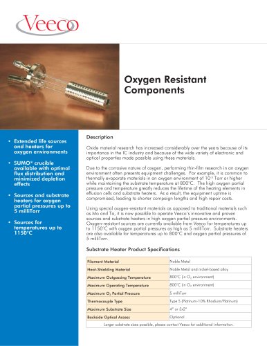 Oxygen Resistant Sources and Heaters