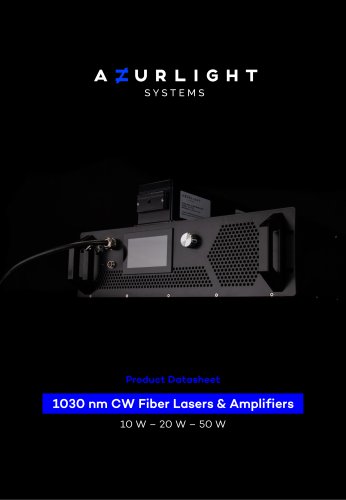 Azurlight Systems – 1030 nm IR series