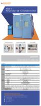 CLIMATIC TEST CHAMBER / HUMIDITY AND TEMPERATURE / WALK-IN / FOR AUTOMOBILES SMC-160-CC-WT - 1