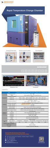 ENVIRONMENTAL STRESS SCREENING TEST CHAMBER / WITH WINDOW / AUTOMATIC / FOR RAPID TEMPERATURE CYCLING