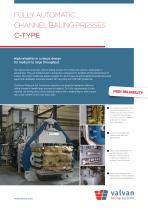 Fully automatic channel baling presses C-type - 1
