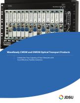 WaveReady CWDM and DWDM Optical Transport Products Brochure-1