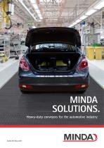 MINDA SOLUTIONS. Heavy-duty conveyors for the automotive industry - 1