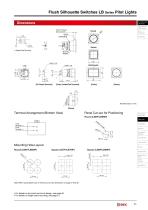 Flush Silhouette Switches LB Series Illuminated Pushbuttons-11