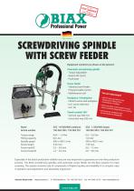 Screwdriving spindle with screw feeder-1