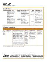 ECA-DIN / Current and Voltage Alarm in Metal DIN-Style Housing (4-Wire) - 2