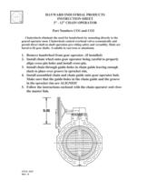 Butterfly Valve Chain Operator - 1