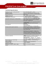 Control unti DAI-2300-2