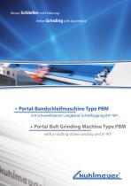 Portal Belt Grinding Machine Type PBM - 1