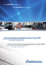 Portal Twin-Belt Grinding Machine Type PZM - 1