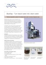 BlueVap Thermal separation of blackwater-1