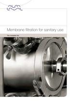 Membrane filtration for sanitary use - the complete line-1
