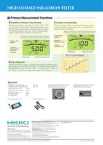 HIOKI Insulation Tester Series-8