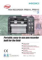 HIOKI PR8111/81112 Pen Recorders-1