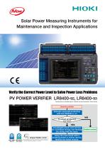 PV POWER VERIFIER LR8400-92/-93-1