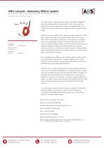 ABS Lanyard - temporary lifeline system - 1