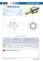 ROTARY BALL SPLINE SPB type - 4