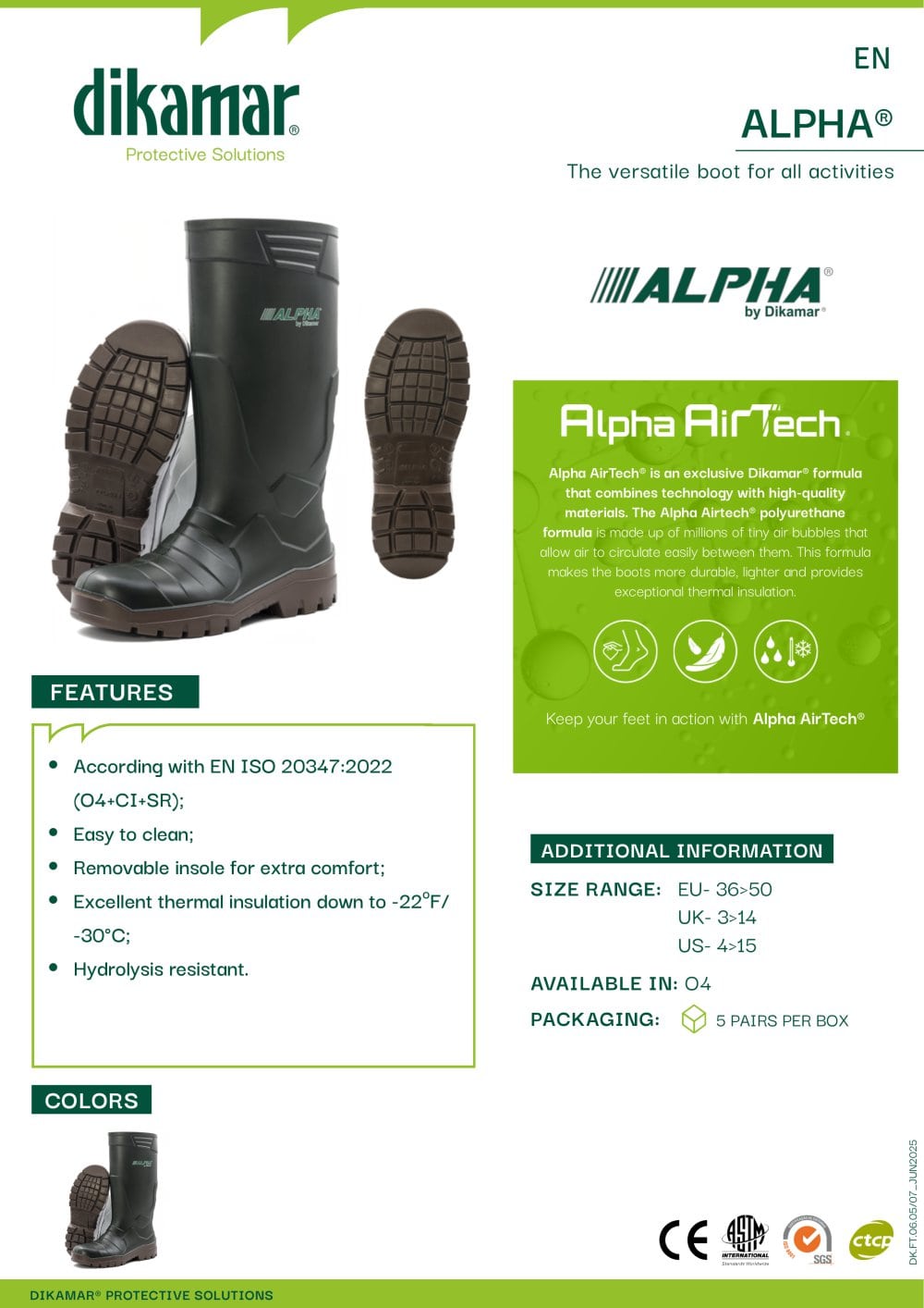 DK.FT.06.05_Alpha_PT_JUN2025 - DIKAMAR, S.A. Industria de Prote&ccedil;&atilde;o de Cal&ccedil;ado