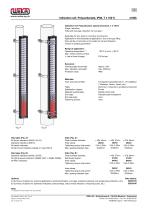 Indication rails: Data sheet summary - 3