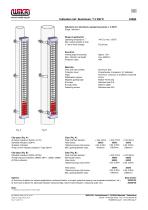 Indication rails: Data sheet summary - 4