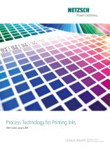 Process Technology for Printing Inks