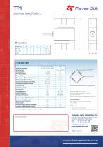 T61 Load cell Data sheet - 2