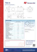 T85-N Load cell Data sheet - 2