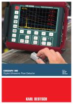 Ultrasonic Flaw Detector ECHOGRAPH 1090-1