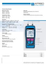 Portable Pressure Measuring Instruments S2600 - 2