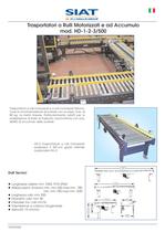 Siat - Idler roller motorized conveyors and for storage (it,en,fr,de) - 1