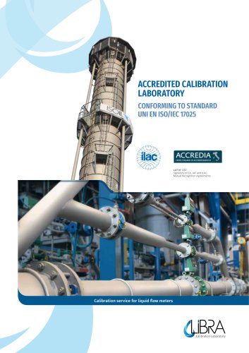 LiBRA: ACCREDITED Calibration laboratory conforming to standard UNI EN ISO/IEC 17025