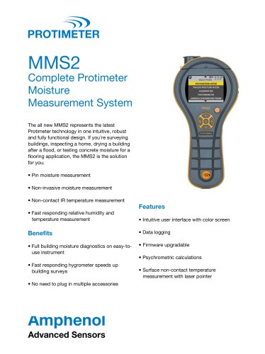 MMS2 Complete Protimeter Moisture Measurement System