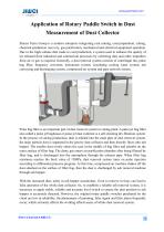 Application of Rotary Paddle Switch in Dust Measurement of Dust Collector - 1