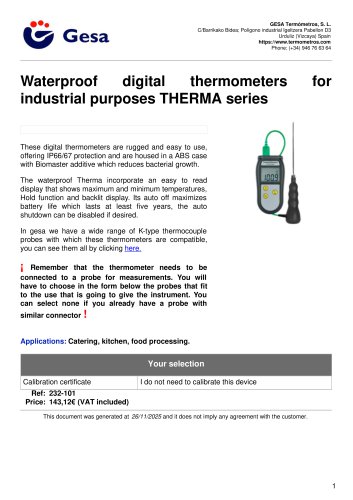 THERMA series