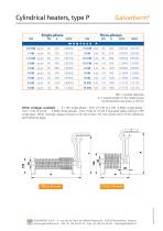 Galvatherm - Cylindrical immersion heater - Type P-2