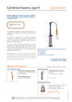 Galvatherm - Cylindrical immersion heater - Type R-1