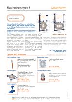 Galvatherm - Flat immersion heater - Type F-1