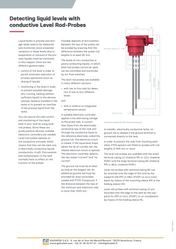 NS/NT Electrode Level Detectors