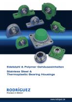 Stainless steel and thermoplastic bearing housings-1