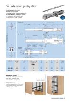 Full extension pantry slide - 2