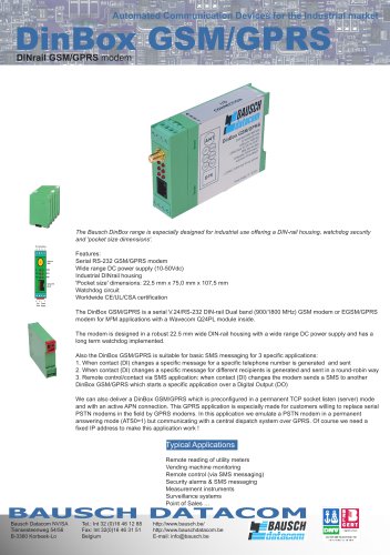 DinBox GSM/GPRS (DB GSMGPRS)